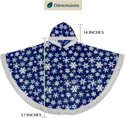 Miniatura 4 de PAVILIA Manta de vestir para mujeres adultas, acogedora manta de forro polar de felpa con capucha, chal súper suave, manta envolvente de ángel para
