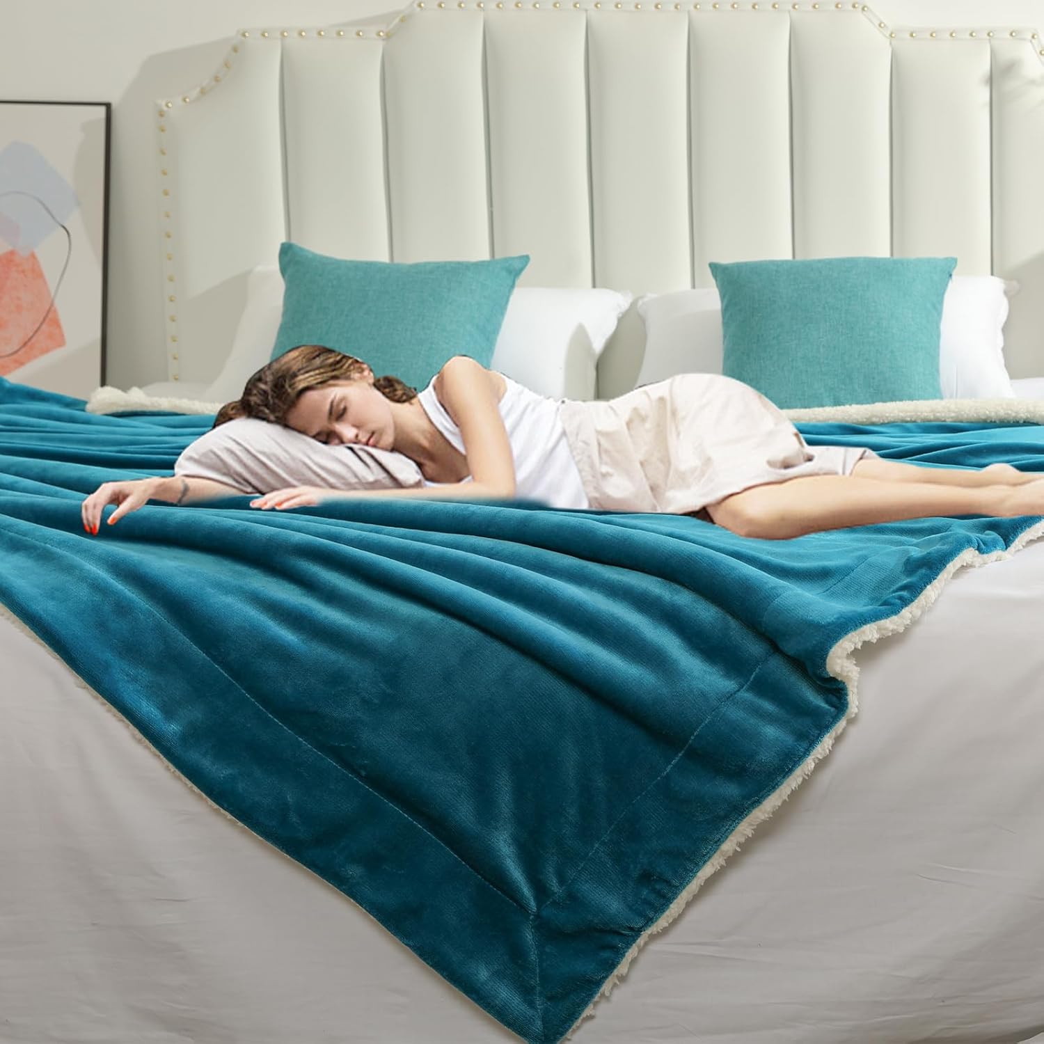 Waterproof King Size Blankets for Bed Intimacy 80'' x 90