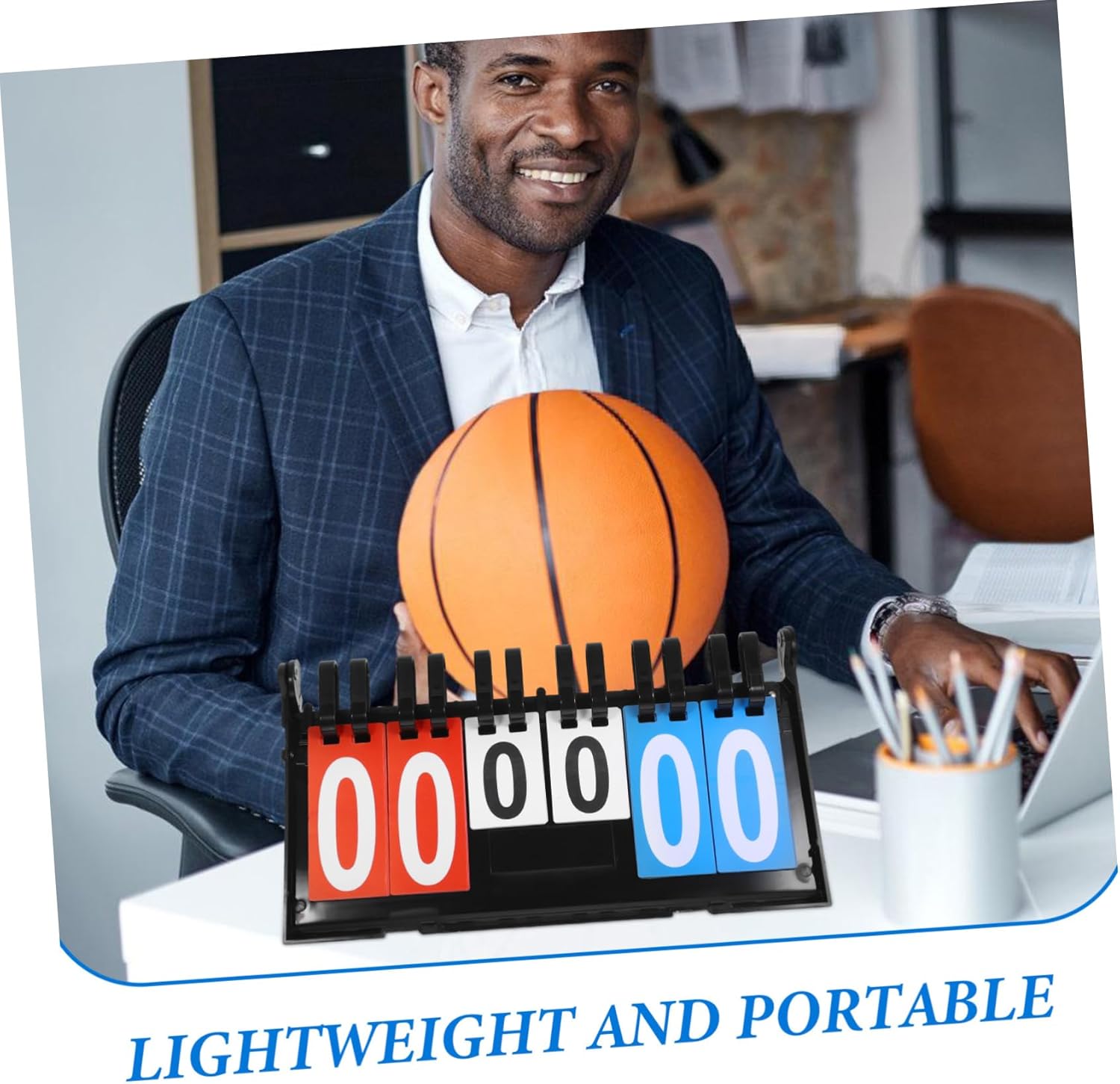 GANAZONO Professional Basketball Scoreboard and Flip Scoreboard for Sports Games