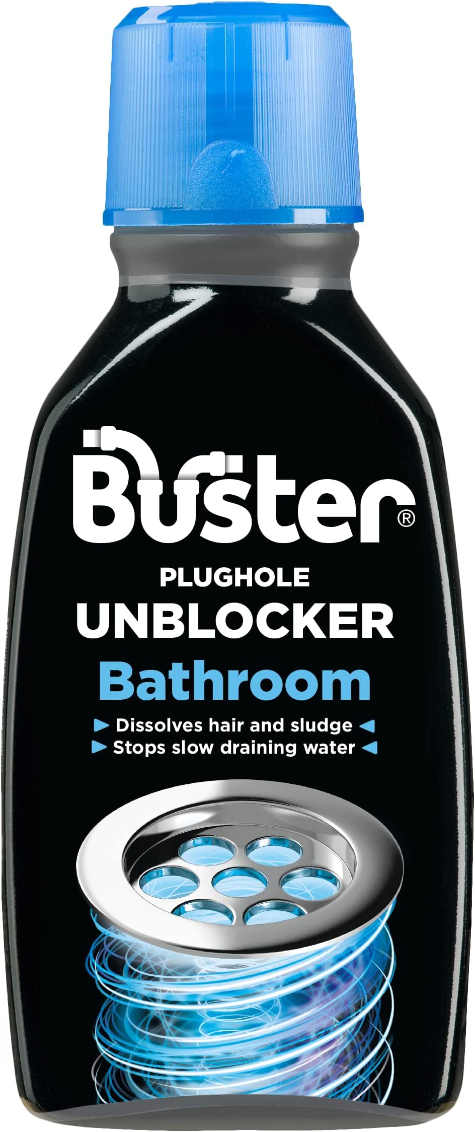 Buster Bathroom Plughole Unblocker 300 Ml (pack Of 6)