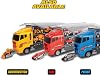 Teamsterz Construction Transporter Vehicle Playset | Construction Car, Lorry And Construction Truck Toys | Indoor And Outdoor Sandpit Toys | Toy Car Launcher | Cars Storage And Ramp | Ages 3+