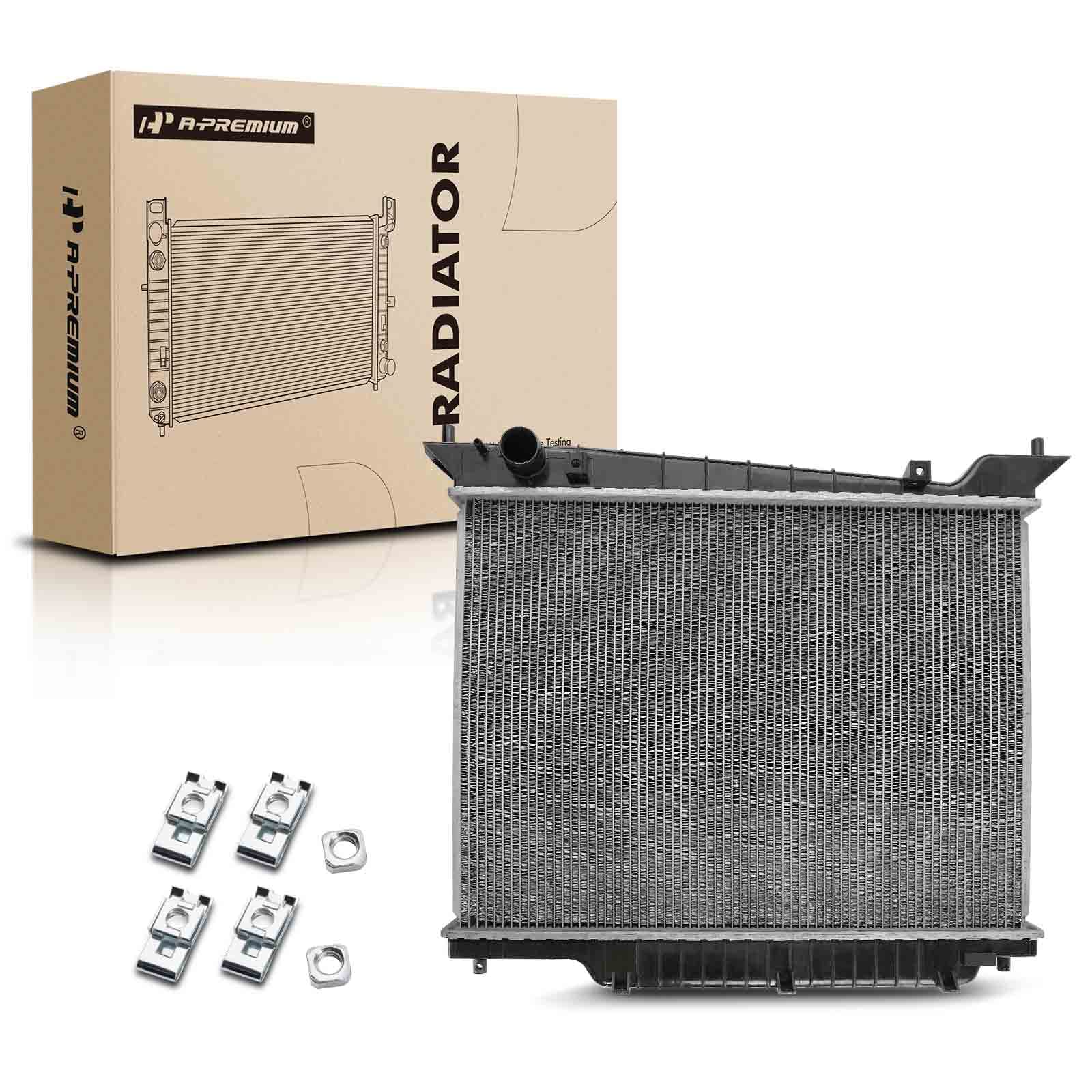 Photo 1 of A-Premium Engine Coolant Radiator with Transmission Oil Cooler Compatible with Ford Expedition 2002-2004 & Lincoln Navigator 2003-2004, Automatic Trans. Replace# 8012609