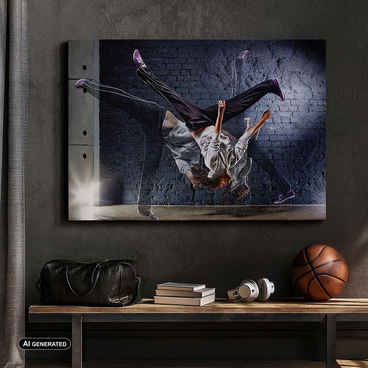 Moderno Quadro su Tela 70x50 cm Stampe da Parete Persone Sport - 2110