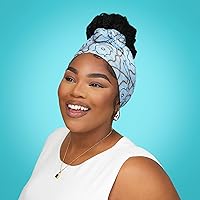 Vista 30 de KISS COLORS & CARE Bufanda de satén suave – Negro, de larga duración, multiusos, suave bufanda premium para minimizar el encrespamiento, evitar