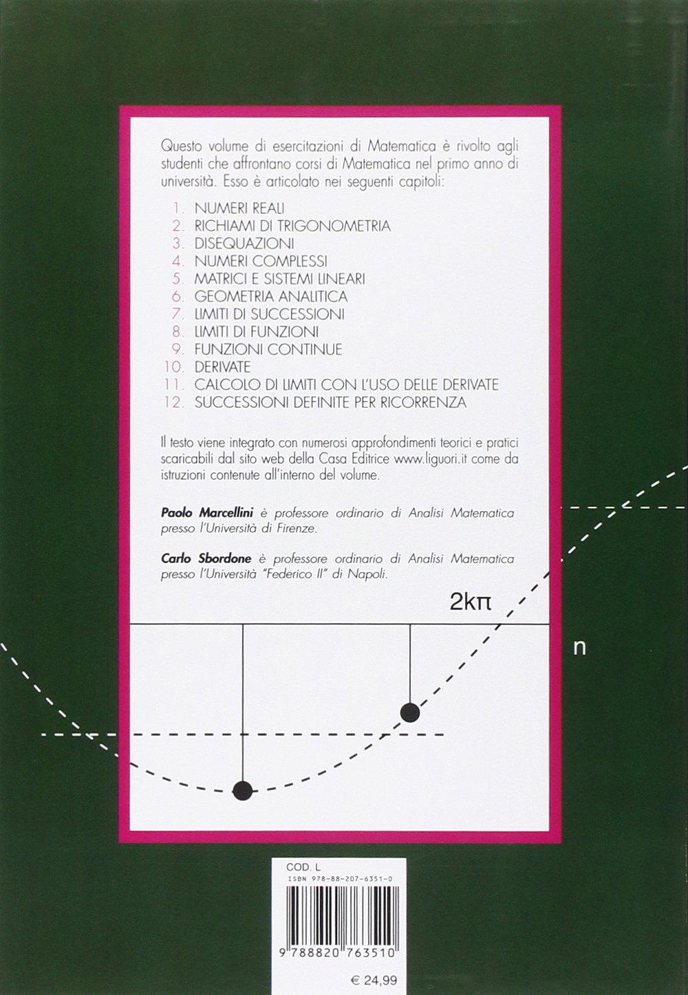 Esercitazioni di matematica (Vol. 1/1)