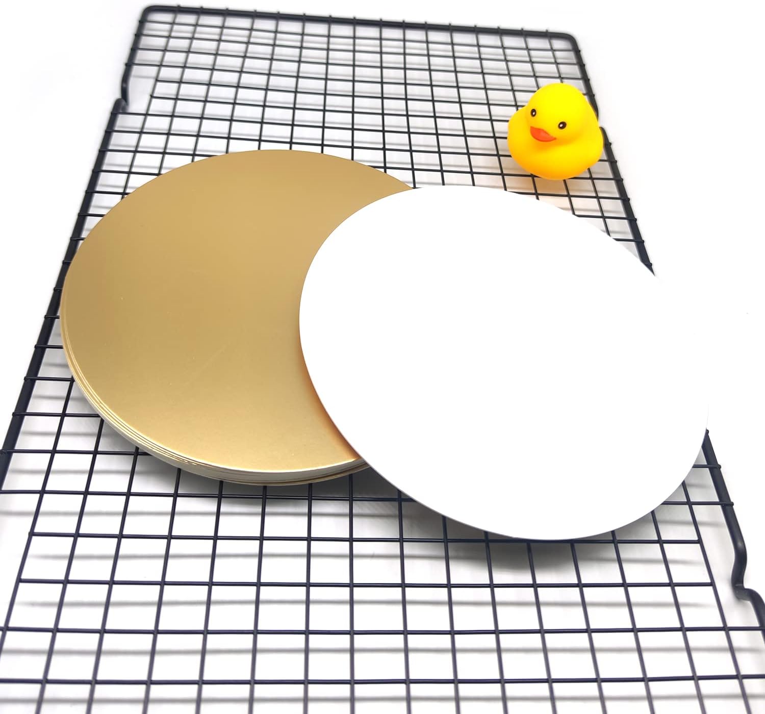 Cake Boards Rounds, 10-Pack Cake Stands Circle Base Cardboard Cakeboard(Gold, 6-Inch) - Image 4