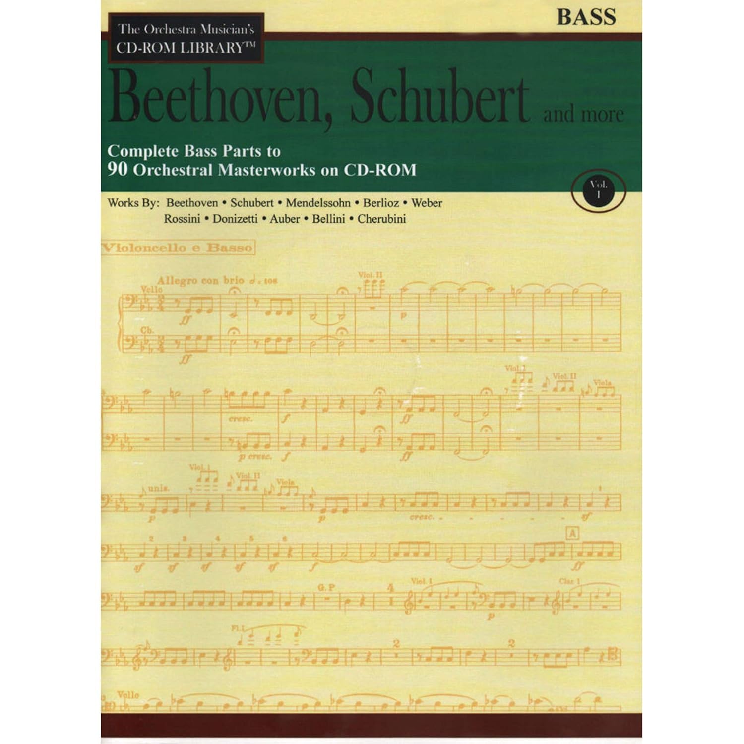 Beethoven, Schubert & More Volume 1 The Orchestra Musician's CDROM