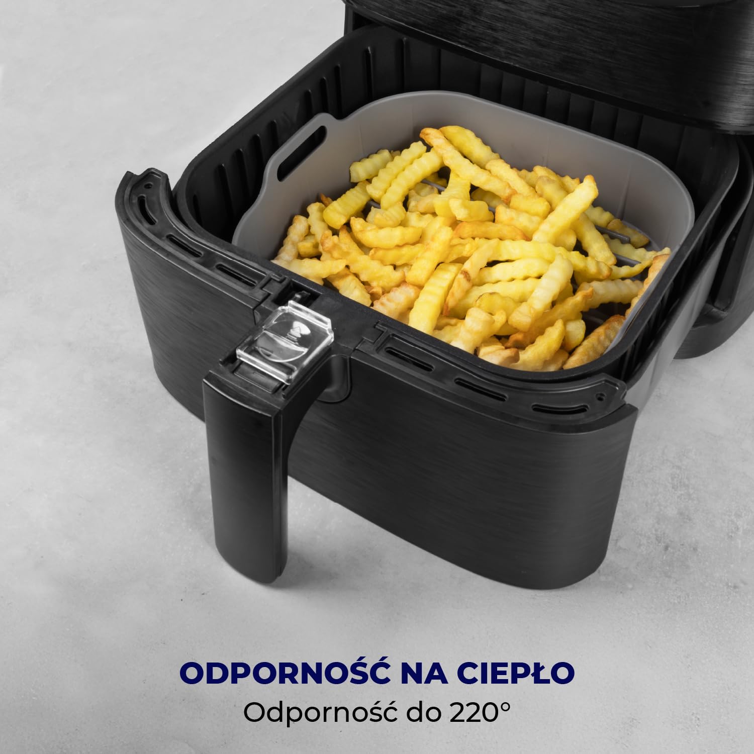 Frytkownica Akcesoria – 19-Teiliges – Nadaje się do frytownic XL i XXL, Philips, Cosori 5,5 l, Ninja, Cecotec, Tefal, Princess – Zawiera silikonową formę i e-książkę z przepisami