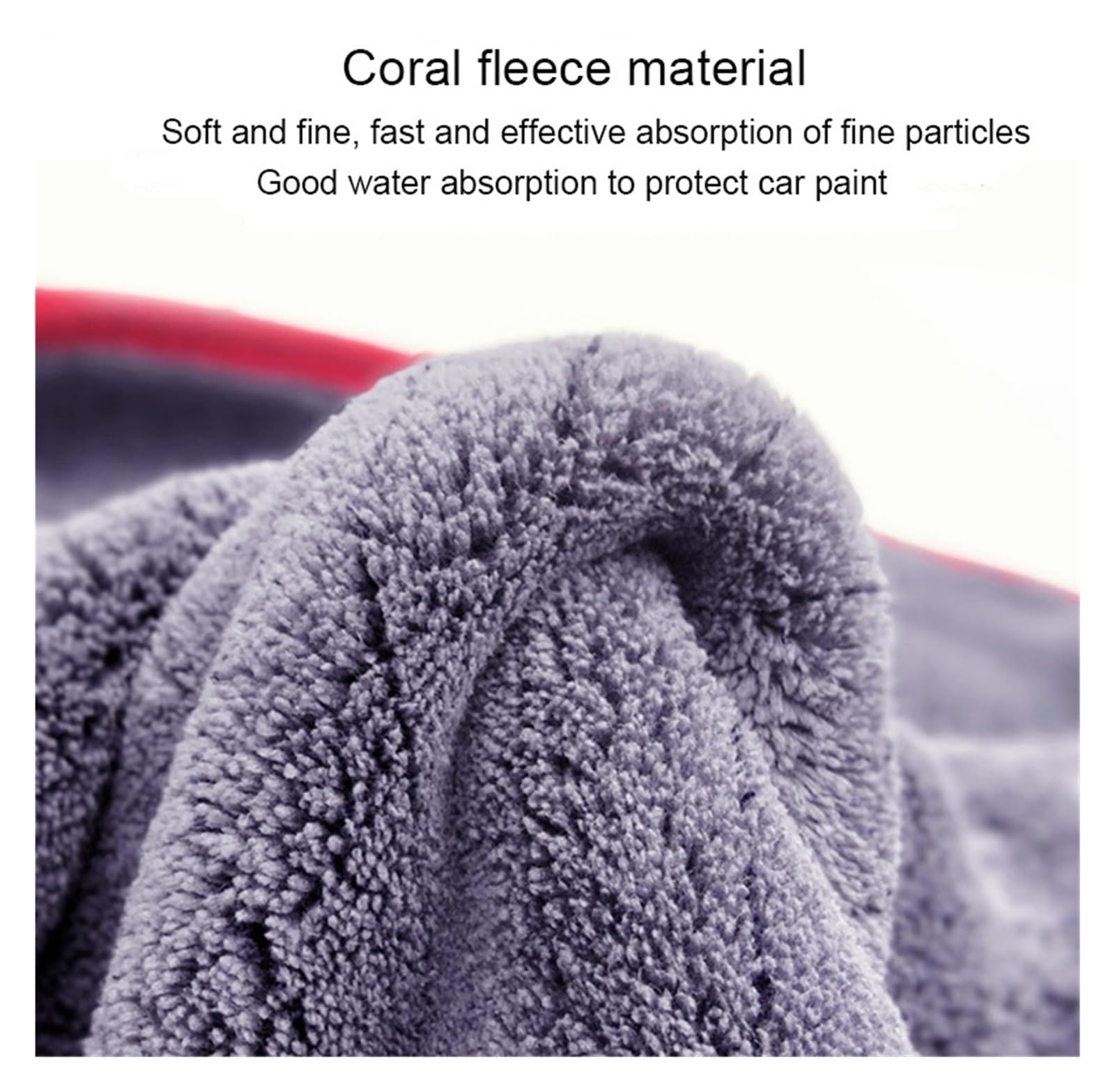 1 2 pcs Extra Soft 60 90cm Car Wash Microfiber Towel Car Cleaning Drying Cloth 900GSM Car Care — view 6