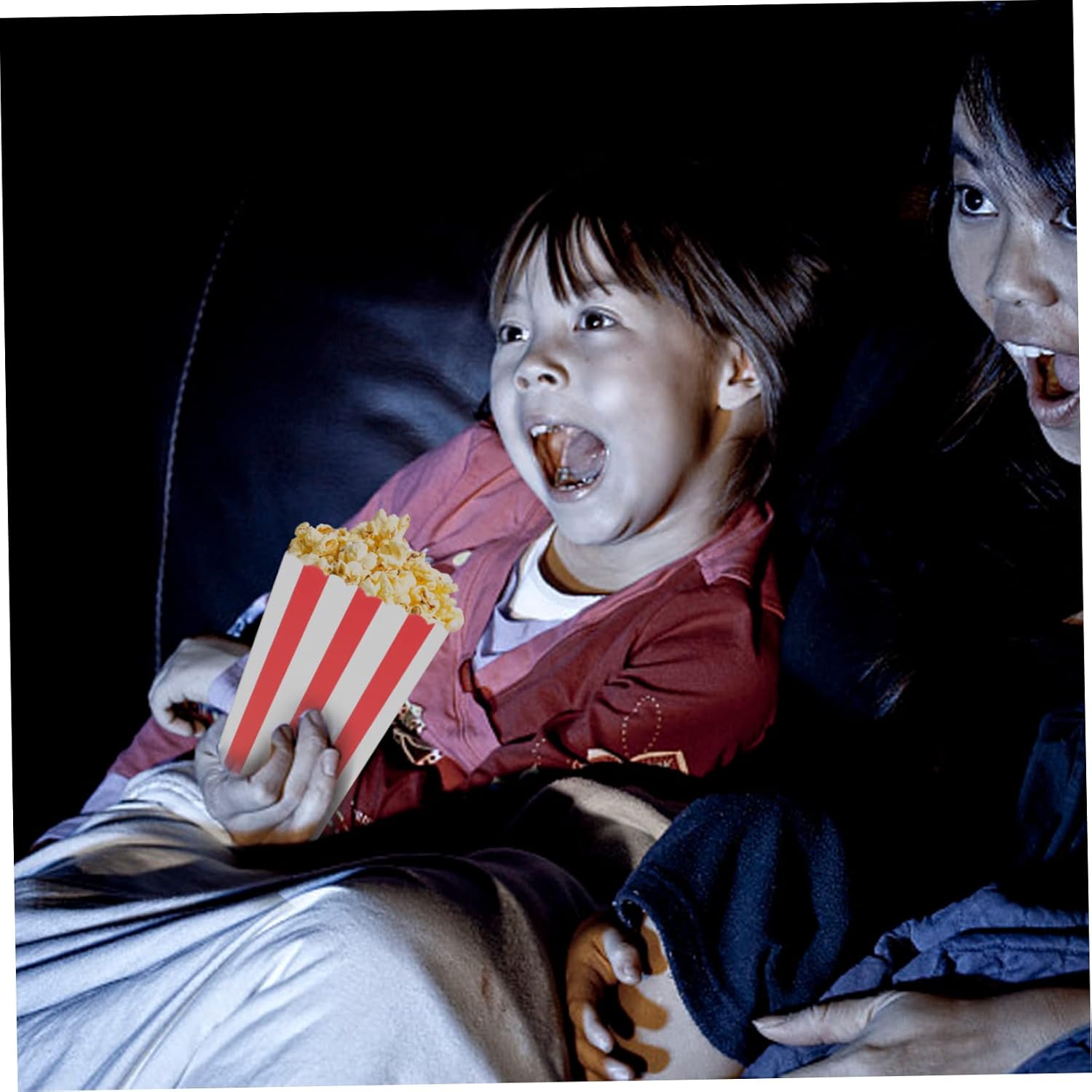 Cabilock 24pcs Popcorn Boxes for Parties and Movie Fun Snack Buckets for Candy Popcorn and Treats for Boys and Girls Birthdays and Gatherings