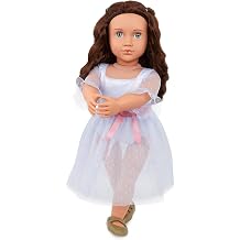 Our Generation 18-inch Ballerina Doll Nutcracker Accessory Ballet Outfit Blue Eyes & Brown Hair Clara