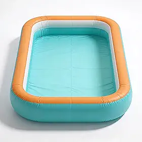 Piscina Inflável Infantil 220L URBANIUS em PVC Resistente 120x90x20 cm – Versátil para Uso Interno, Banho de Bebê e Piscina de Bolinhas, Compacta e Portátil, Montagem Rápida e Fácil de Inflar