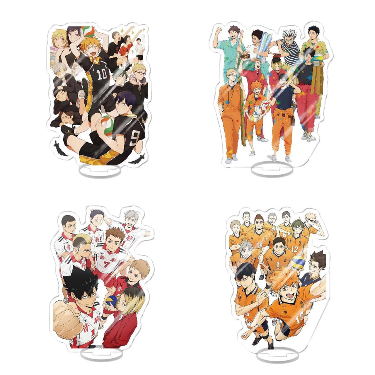 ハイキュー‼︎  アクリルスタンド4  アクリルスタンド  アクスタ 4セット アニメ『ハイキュー!!』 アクリルスタンド4 : アニメ＆漫画