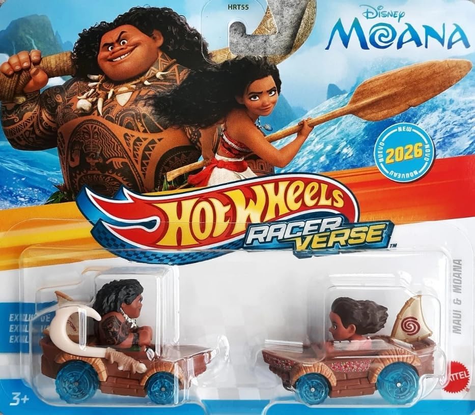 Hot Wheels Racer Verse Island Princess 2 Pack - New for 2026! 1:64 Scale Diecast Toy Vehicles