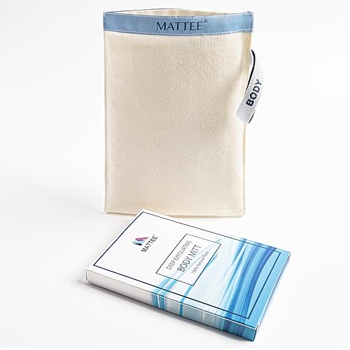 MATTEE - Kessa Glove - Manopla exfoliante prémium - Removedor de autobronceador - Asegura una piel suave y suave, ayuda a evitar la queratosis