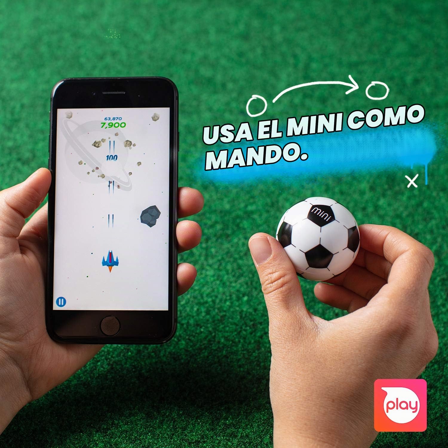 Sphero-Mini Soccer Esfera robótica controlada por una aplicación juguete para el aprendizaje y programación en STEM, apto para mayores de 8 años, color (M001SRW) , color/modelo surtido