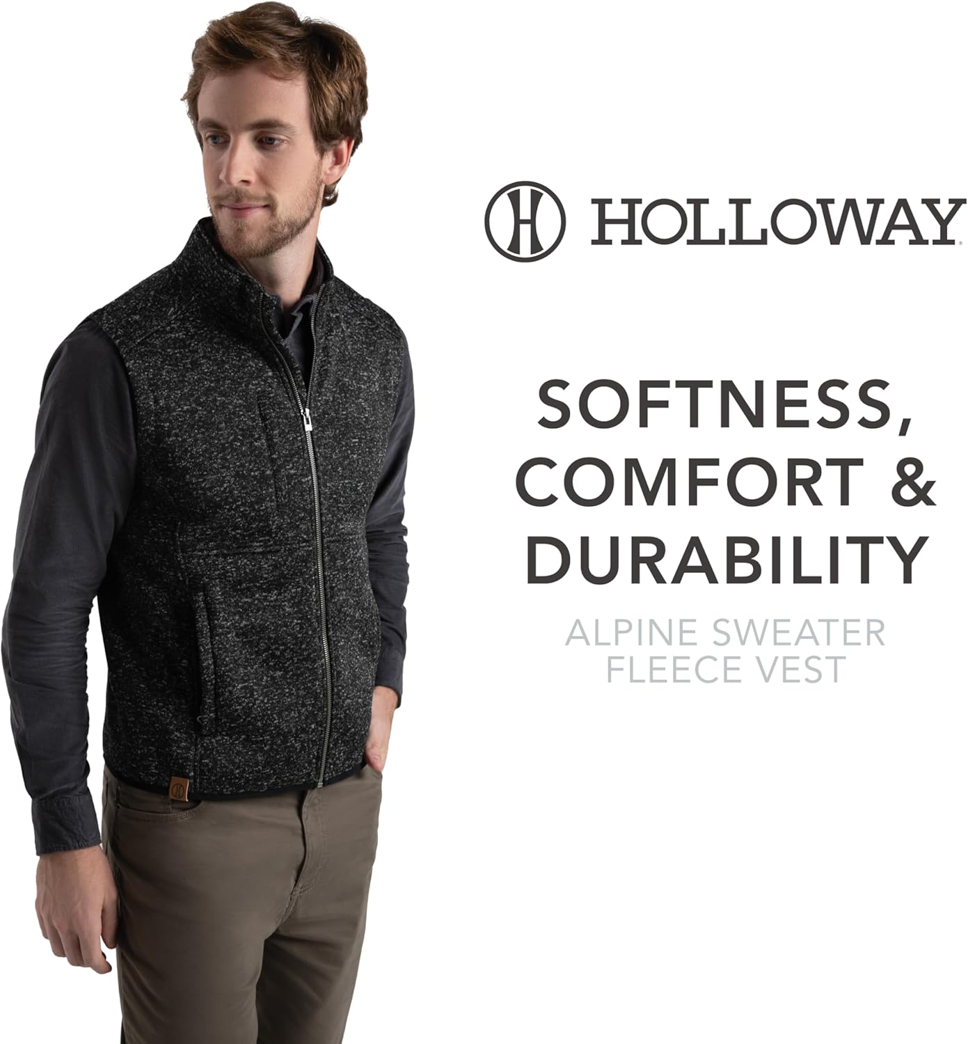 Holloway Alpine Sweater Fleece Vest