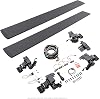 RealTruck Volt Power Running Boards for Ford Bronco 2021 - 2025 4-Door Excludes Bronco Sport | Aluminum, Textured Black | 20412974PC | Electric Powerstep & Retractable Steps