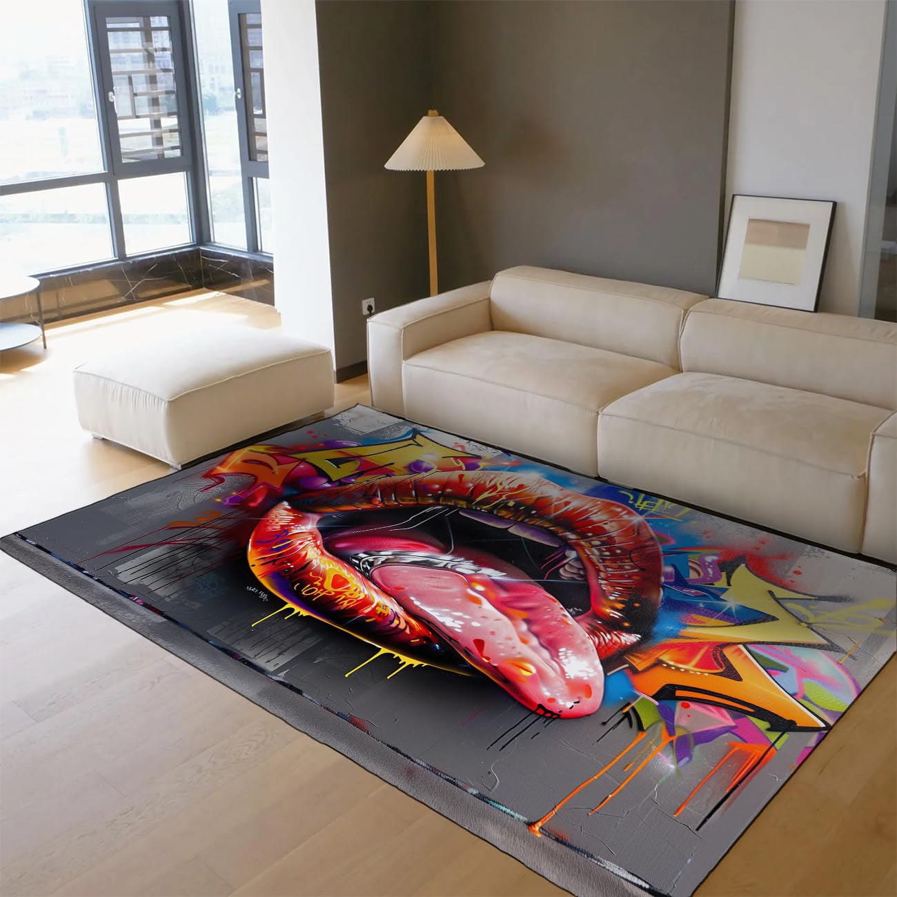 Tapis pour chambre à coucher doux non muant pour en finir avec les poils