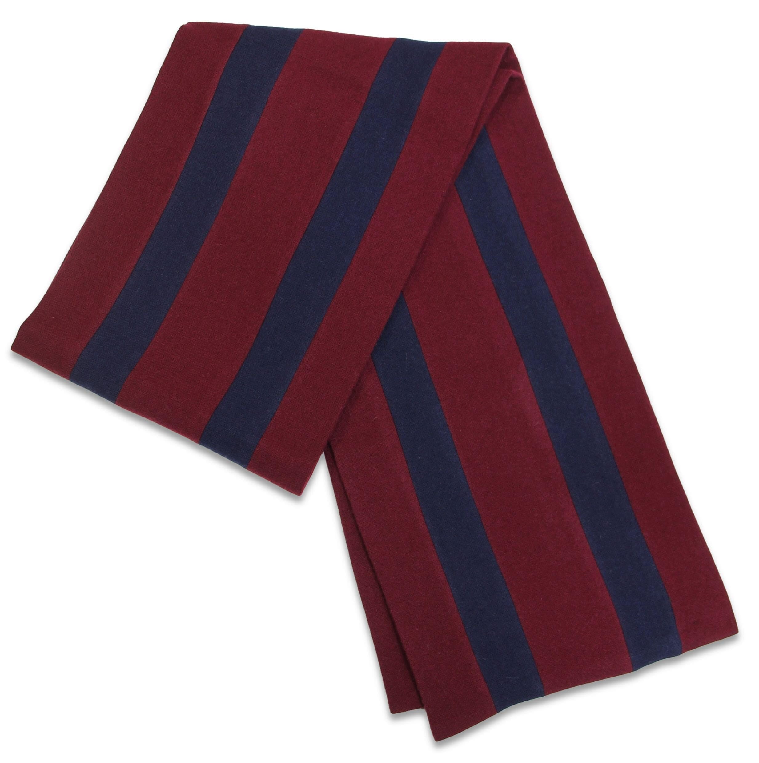 The Regimental Shop Men's Maroon/Blue, Maroon/Blue Royal Engineers Corps Regital Scarf