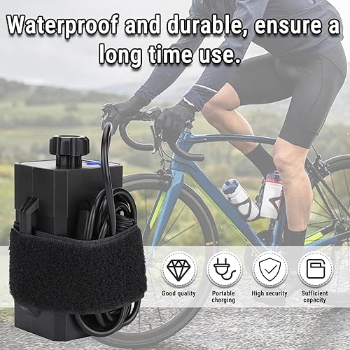 Miniatura 3 de Funda de batería 18650, resistente al agua, soporte de conexión dual USBDC, funda de banco de energía para bicicleta, luz de bicicleta, faro,