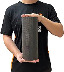 Rolo de Massagem Miofascial Em EVA 30x12cm Pilates Yoga Preto DF1140-PT Dafoca Sports