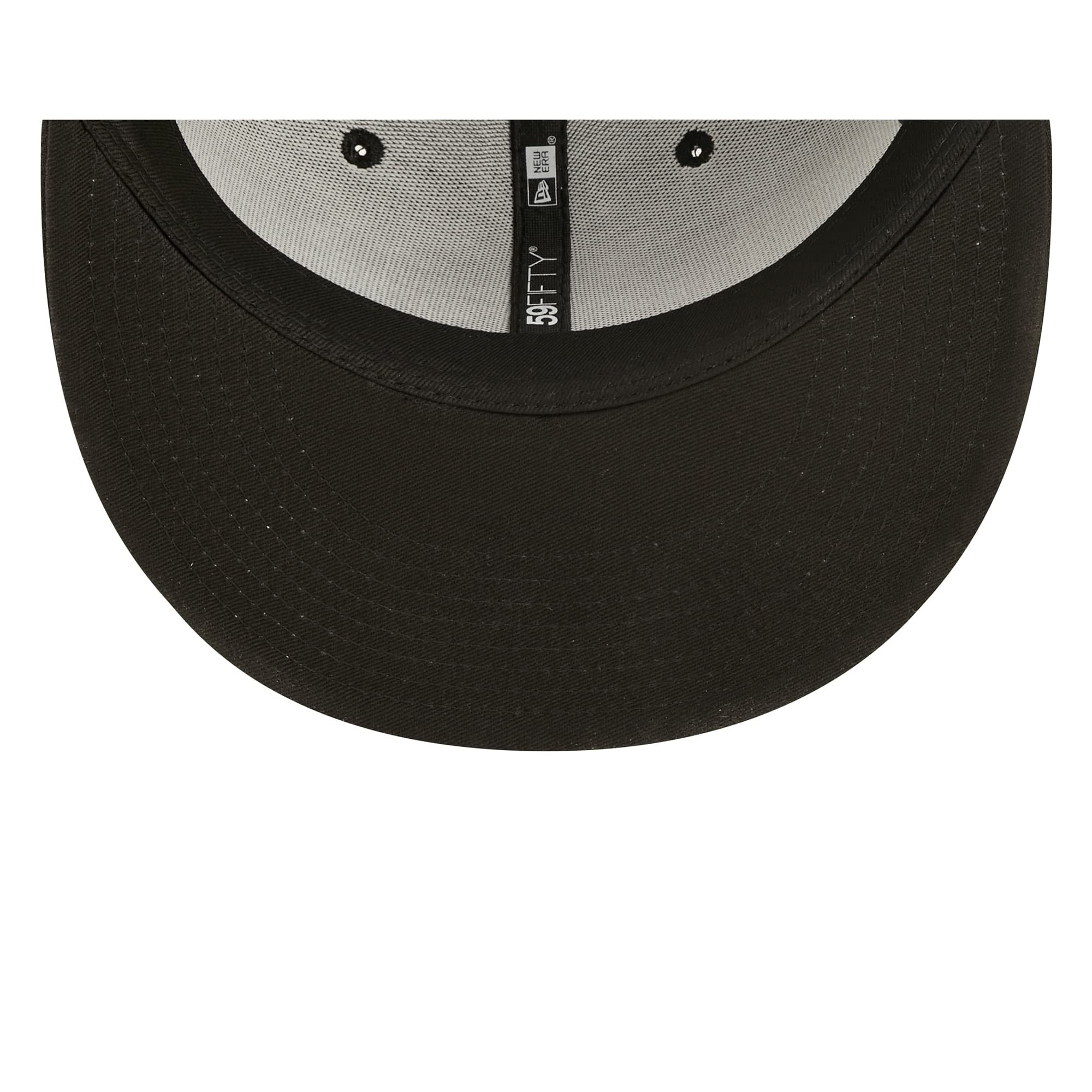 New Era 59Fifty Round Logo Steelers Cap Basecap Baseballcap Flat Brim Fitted Herren - mit Schirm Herbst-Winter Winter