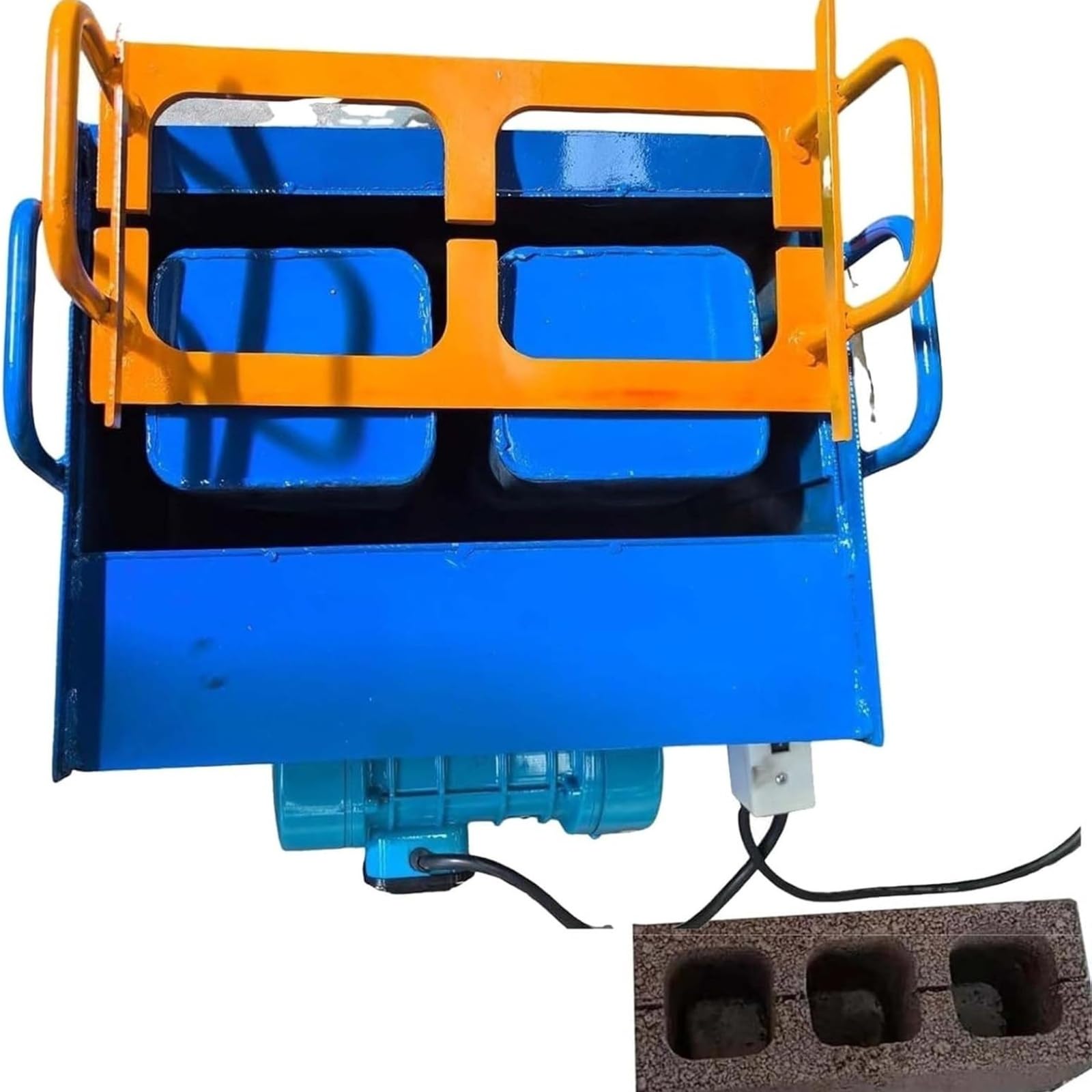Macchina For La Produzione Di Blocchi Di Cemento, Stampi Personalizzati For Finitrici, Blocchi For Bracieri, Piastrelle Da Giardino, Macchina For Mattoni Fai-da-te Portatile Ed Efficiente