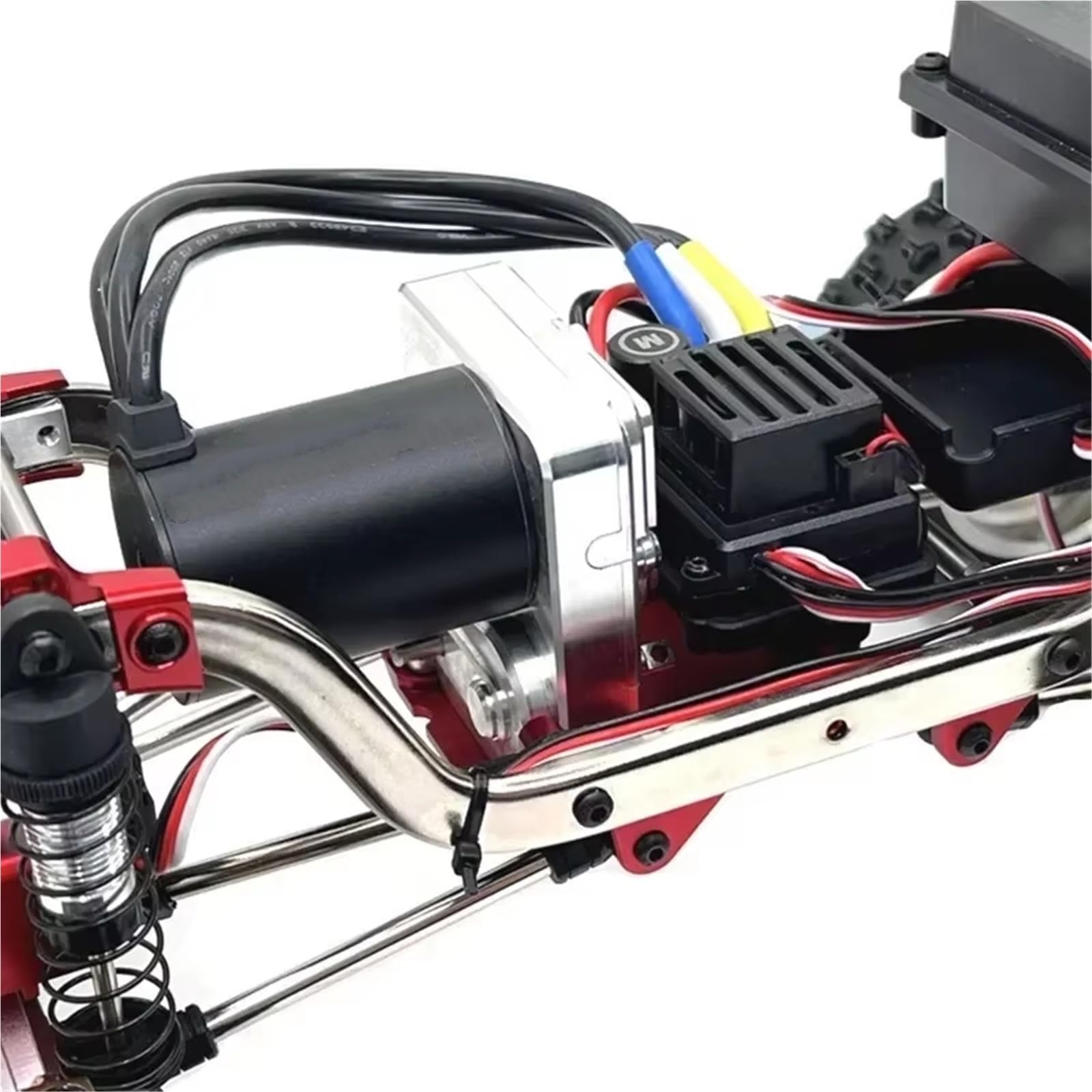 para MJX para H12Y+ 1/12 RC Coche Caja Cambios Central 6061 Aluminio Mejora Rendimiento Preciso Reparación Piezas Modificadas Piezas Mejora Modelos RC