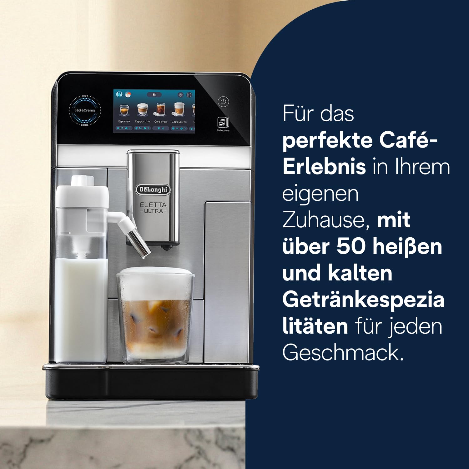De'Longhi Eletta Ultra Kaffeevollautomat NEU - LatteCrema Milchsystem – Bild 2