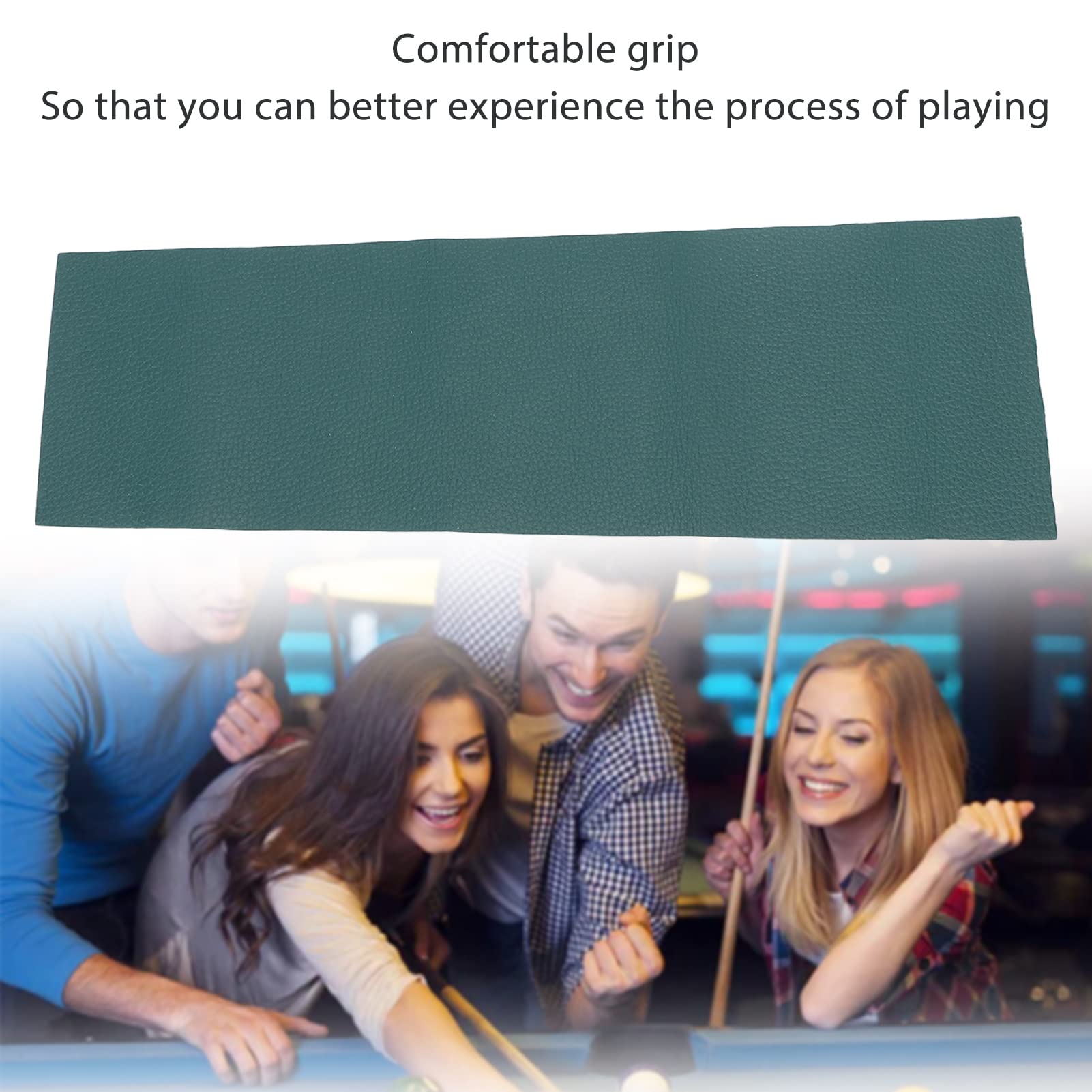 HURRISE Grip de repère Billard Cue Grip Wrap en cuir Usure Billard Pool