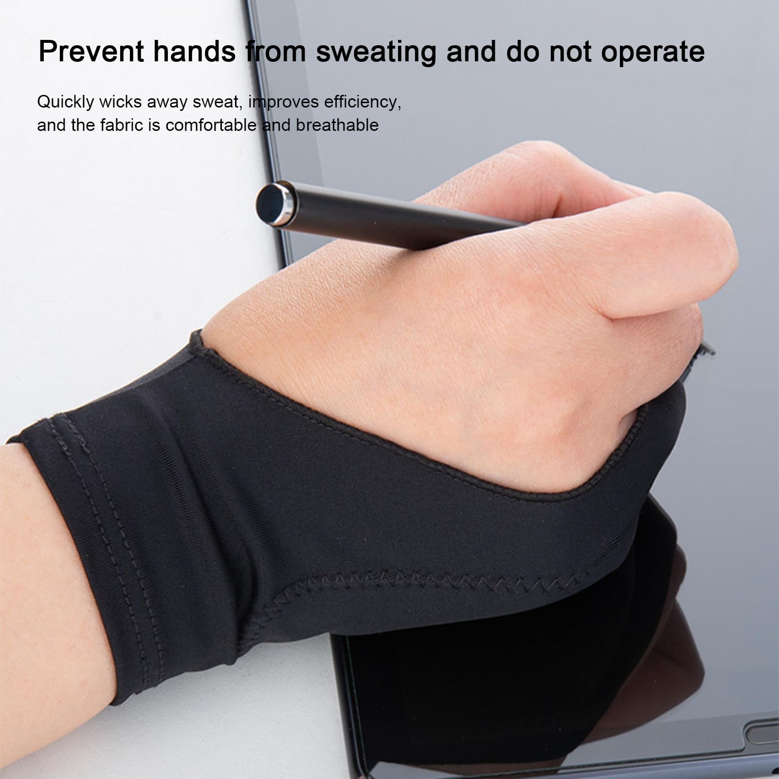 Guantes de arte digital,Guantes de dibujo digital | artísticos antitáctiles para dibujar - de arte transpirables para bocetos en papel, pintura de bocetos, dibujo gráfico - 3