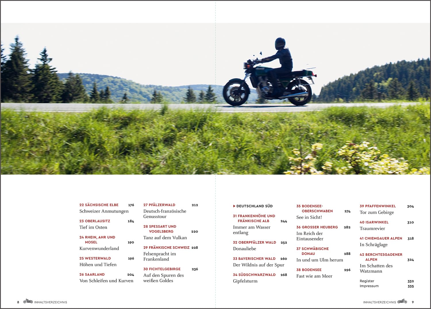 KUNTH Abgefahren, Unentdeckte Bikertouren in Deutschland: Mit dem Motorrad durch Deutschland