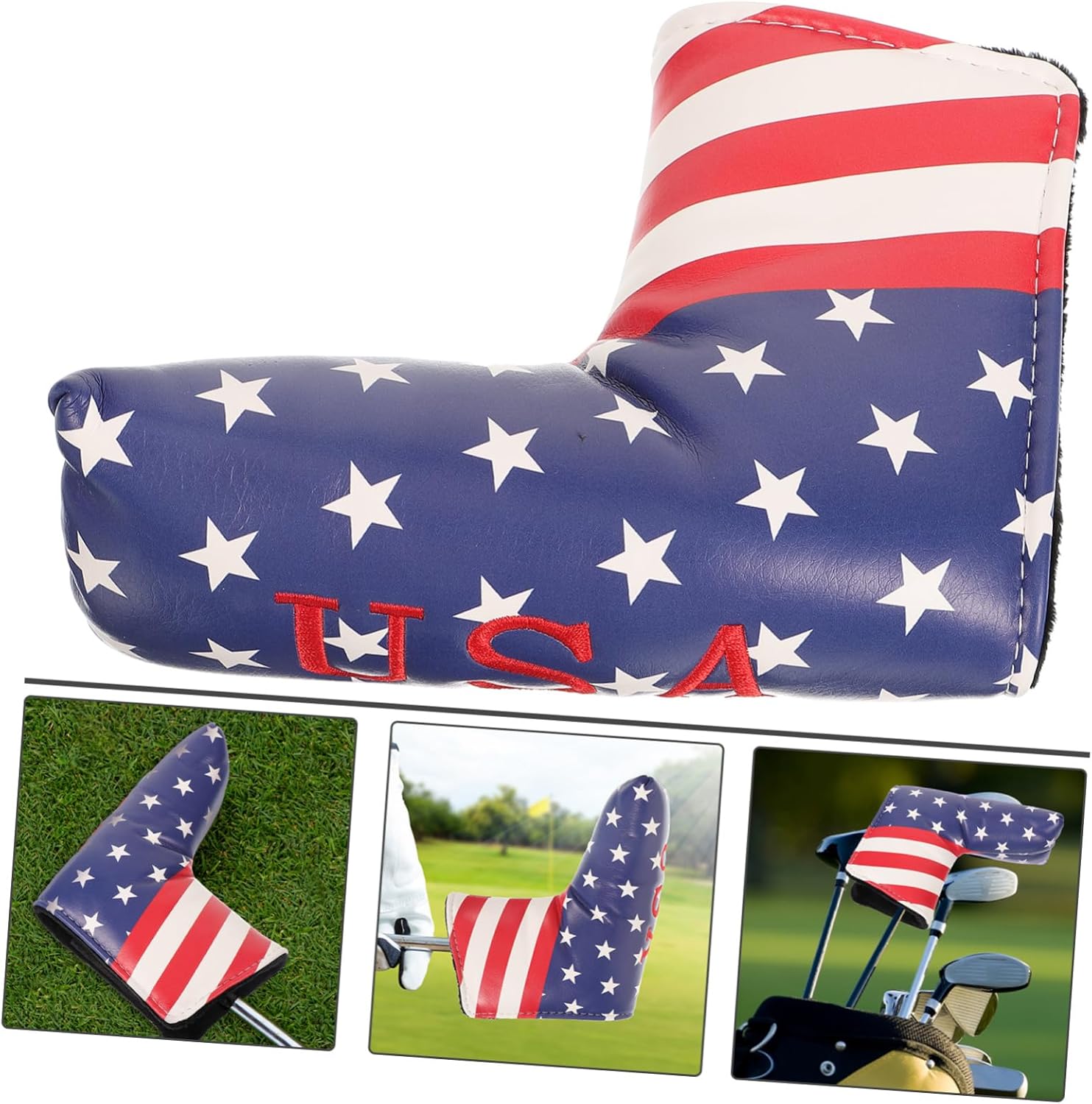 Sosoport Multifunction Protective case Soft Cover Cap Decorate Plush Golf Club Cover Lightweight Golfs Club s Golfs Iron Set
