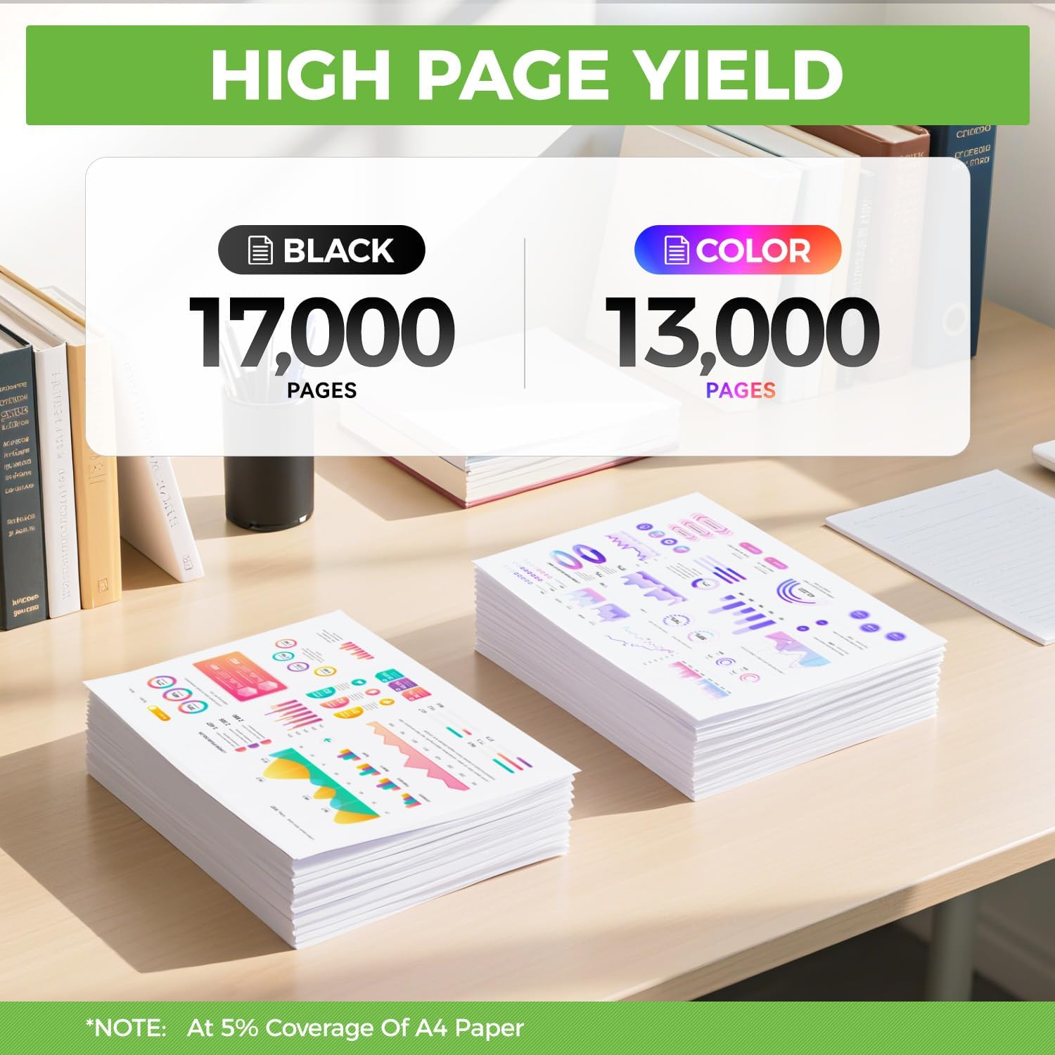 976Y Ink Cartridges 4-Pack with chip High Yield Replacement for HP 976Y Ink L0R08A L0R06A L0R05A L0R07A Remanufactured for Pro 577dw 552dw 552dn 577z Managed P57750dw P55250dw Printer (BK/C/M/Y)