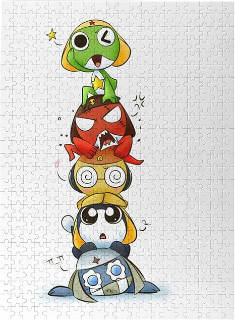 Amazon Co Jp ケロロ軍曹 ジグソーパズル 500ピース 大人用 木製ピース パズル キャラクター アニメパターン 子供 初心者向け 誕生日 プレゼント おもちゃ