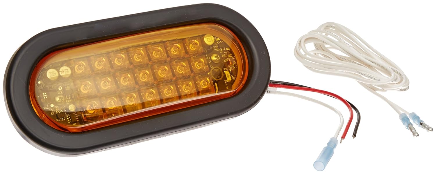 One-Day Sale: Up to 70% Off North American Signal LEDQO-A LED Oval Warning Light with Grommet Mount, 12/24V, 0.33A Current, Amber Flash Deals - 40% OFF North American Signal LEDQO-A LED Oval Warning Light with Grommet Mount, 12/24V, 0.33A Current, Amber