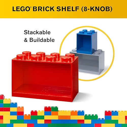 Miniatura 24 de Room Copenhagen Estante de ladrillo Lego, 4 tachuelas, color negro Negro,Azul,Blanco,gris,Rojo,https://www.amazon.com/dp/undefined