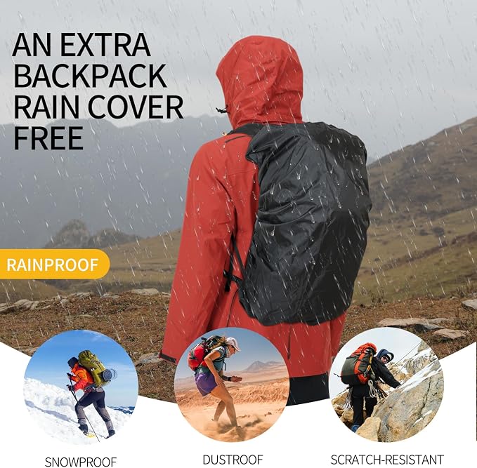 Mochila de Senderismo IX INOXTO 30L Impermeable para Hombre y Mujer miniatura 7