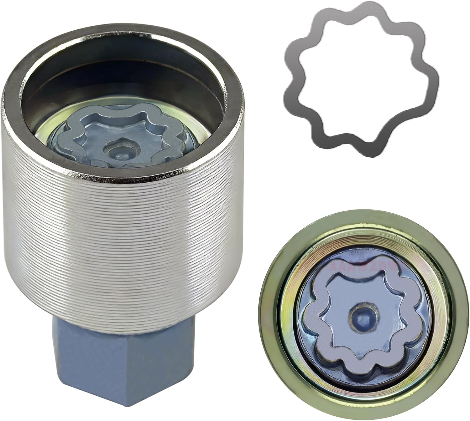 #B/802 for Audi Wheel Locking nut Key Compatible with Audi A3 A4 A5 A6 A8 Q3 Q5 Q7 Wheel Lock Key,Anti-Theft Lug Nut Removal Tool