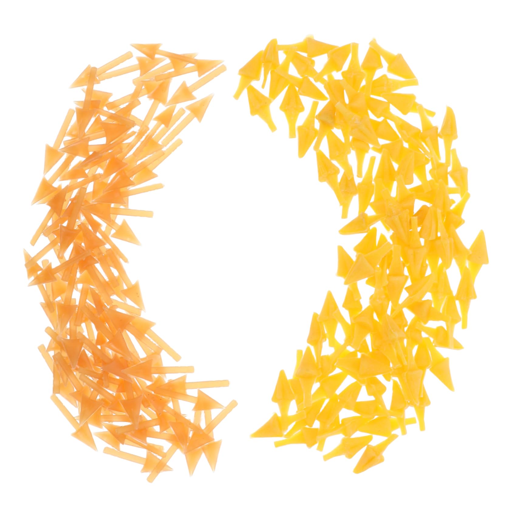 TEHAUX 200Pcs Mini Bird Beak Accessories Realistic Duck Chick Mouth for Crafting Flesh Color for Budgie and Bird Treats