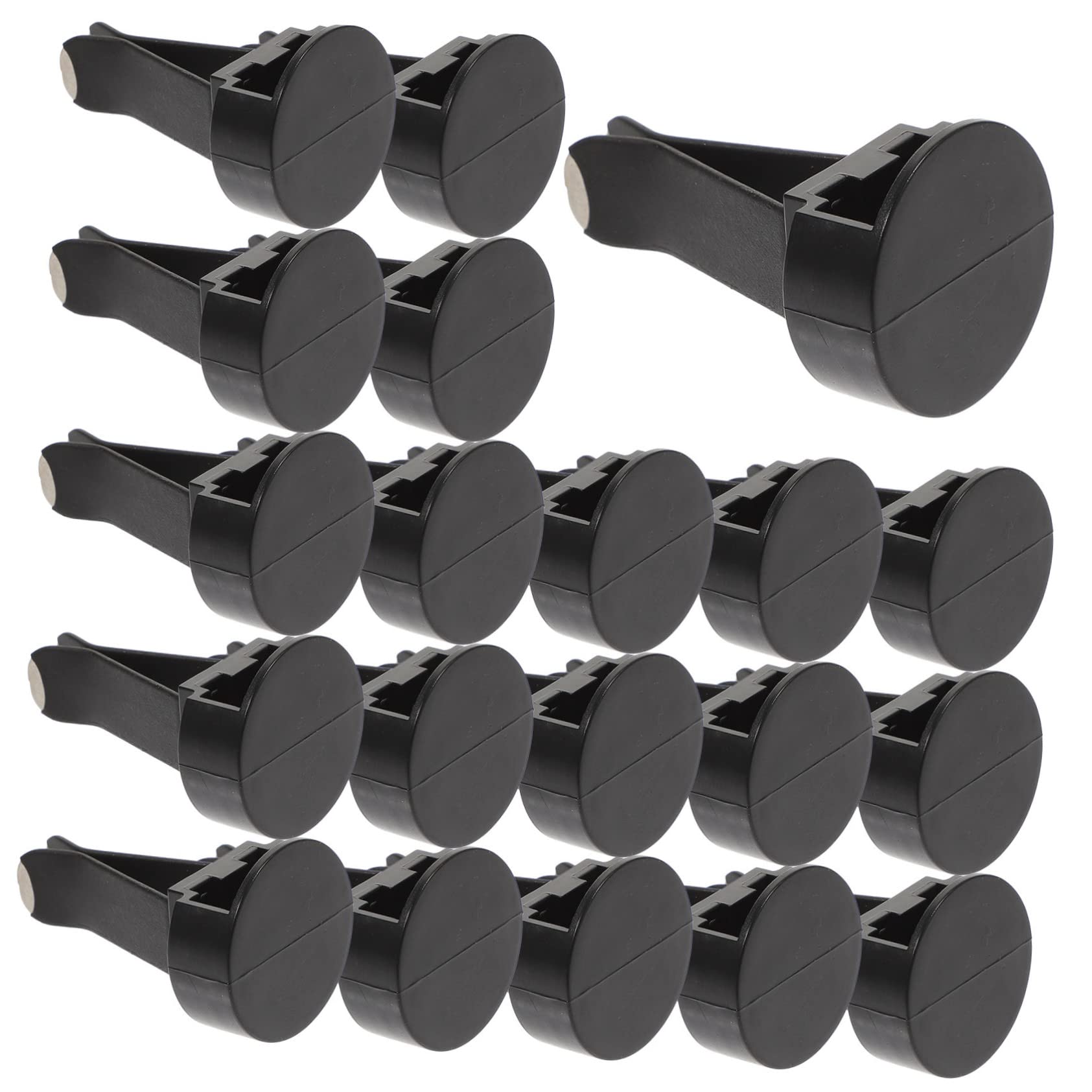 Kit Clip Bocchetta Aerazione Auto 100 Pezzi Metallo Plastica Nero | Uscita Aria e Bocchette, Decorazione Diy, Facile Installazione, Non Sbiadisce
