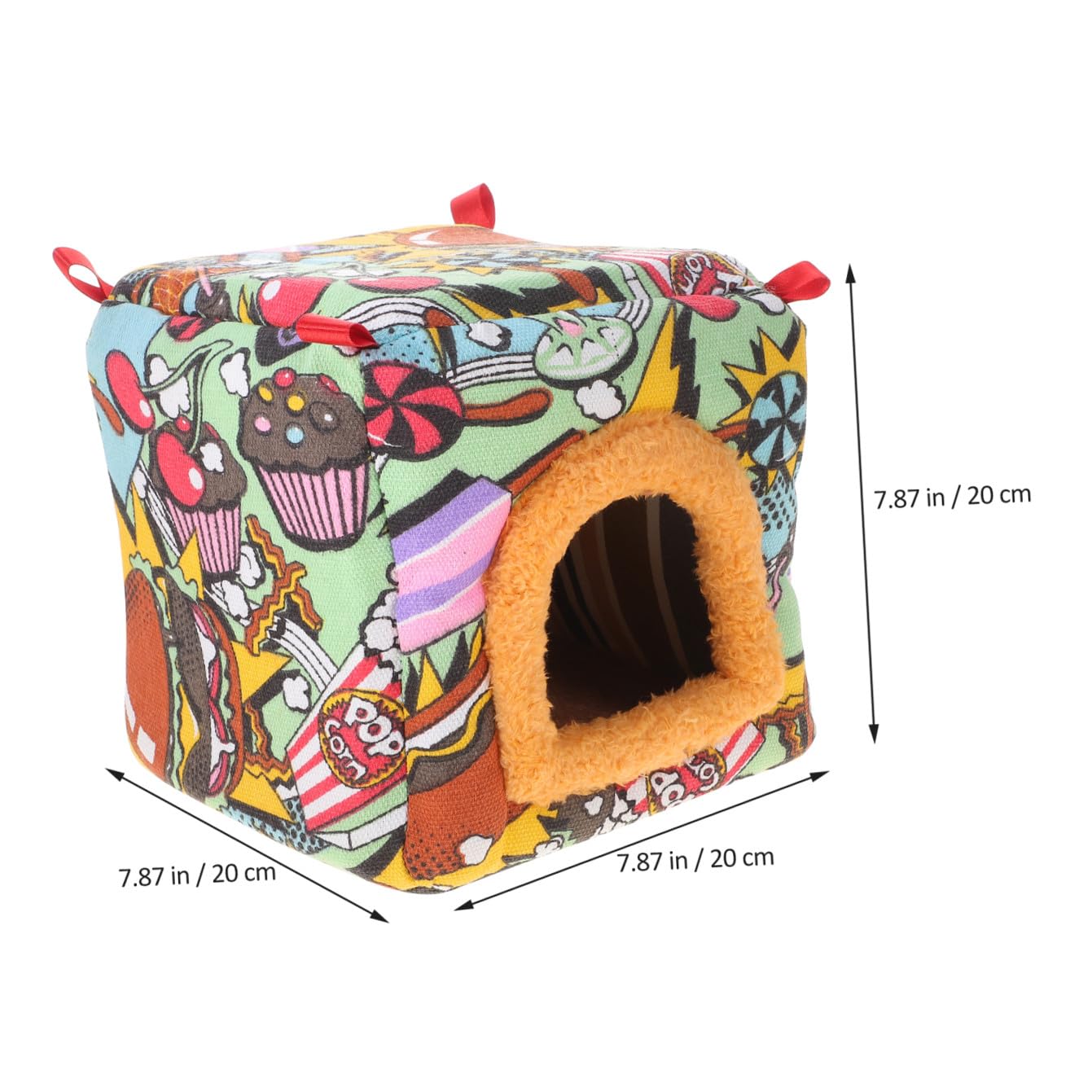 DOITOOL 3 Piezas Tienda Hamaca Nido De Pájaros Al Aire Libre Nido De Loros Casa Cálida para Hámster Tienda De Invierno Jaula De Hámster De Invierno Cama De Erizo Mini Mascota Largo Juguete