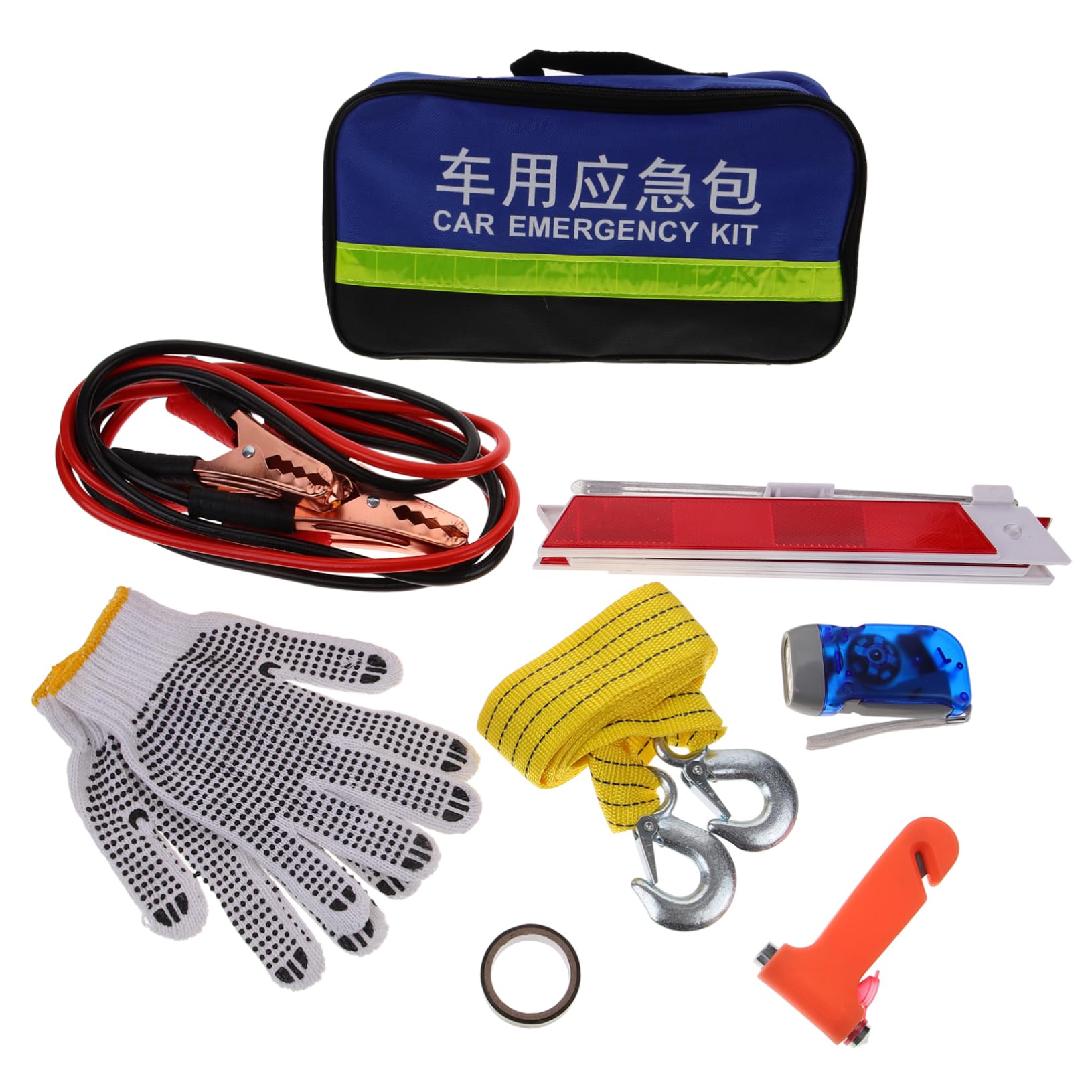HEALLILY 1 Set Emergency Kit Car Automotive Kit Tool Kit Vehicle Accessory Automobile Accessories Emergency Tools Vehicle Tool Metal