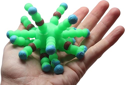 Curious Minds Busy Bags Atom Ball - Wiggly Jiggly Squishy Fidget Ball - Squishy Fidget - Squeeze Stress - Sensory, Stress, Fidget Toy - Juguete