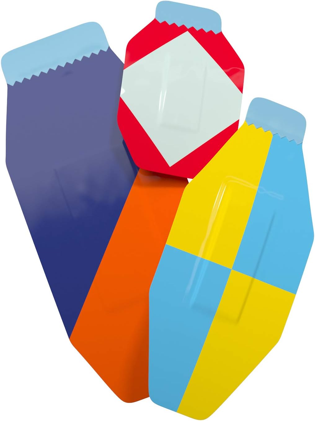 Welly Bandages - Waterproof | Adhesive Flexible Fabric Bravery Badges | Assorted Shapes for Minor Cuts, Scrapes, and Wounds | Colorful and Fun First Aid Tin | Nautical Patterns - 39 Count : Baby