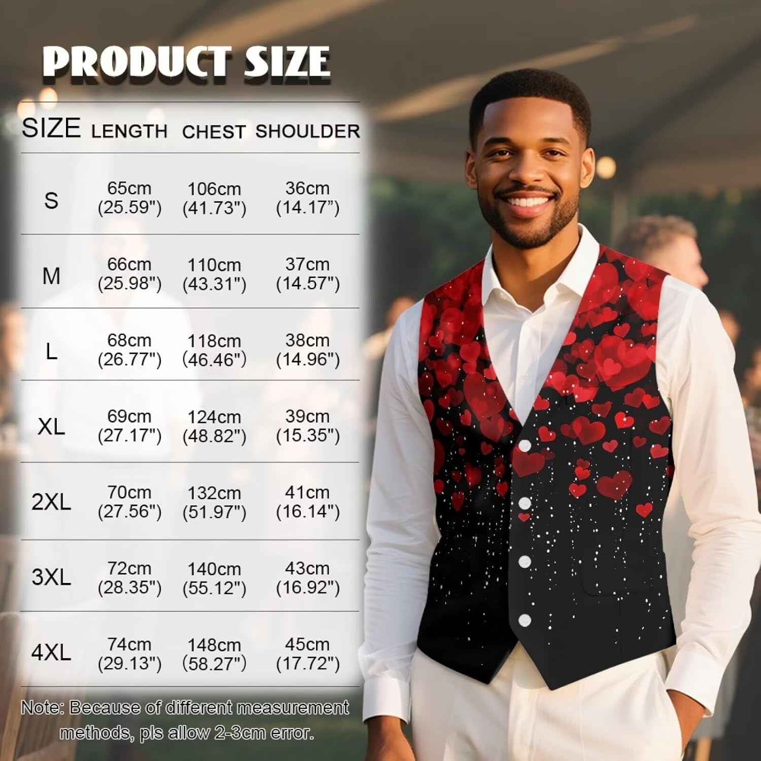 Men's Casual Business Formal Vests Suit Wedding Prom Tuxedo Waistcoat with 3 Pockets Slim Fit Dress Blazer Jackets