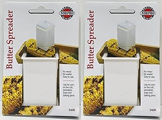 Happy Sales Corn Butter Spreader (Set of 2), White