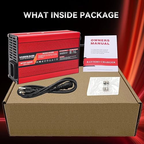 Miniatura 6 de Cargador de batería de 48 voltios y 5 amperios para Yamaha Golf Cart Yamaha G19 G22 con enchufe de 2 pines