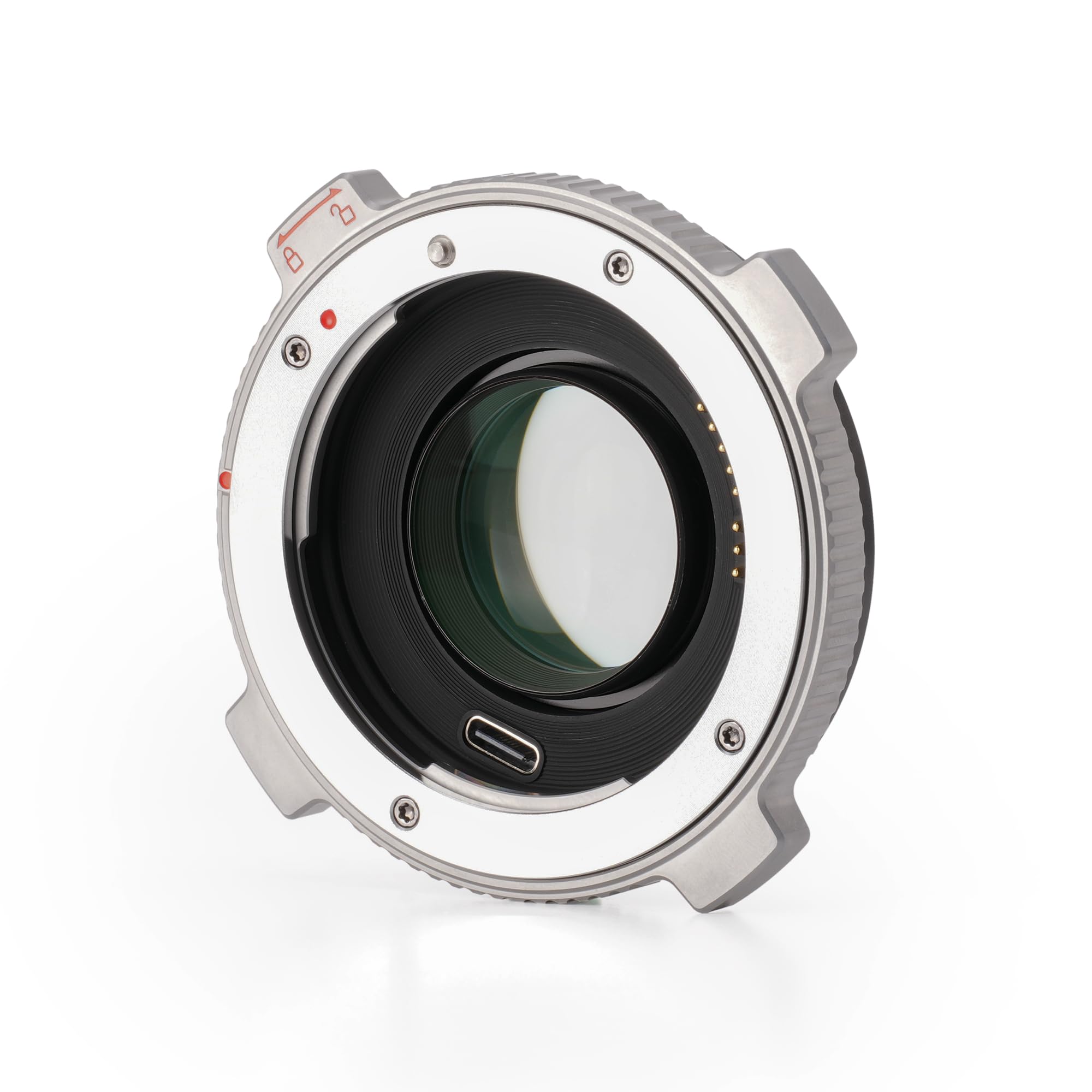 VILTROX EF-M2 PRO Lens Adapter Auto Focus 0.71x Reducer Speed Booster with Security Lock Compatible with Canon EF Mount Lens to M4/3 Camera GH4 GH5 GH5S GH6 GF5 GF1 GX9 G9 E-M5 E-M10II E-PL5